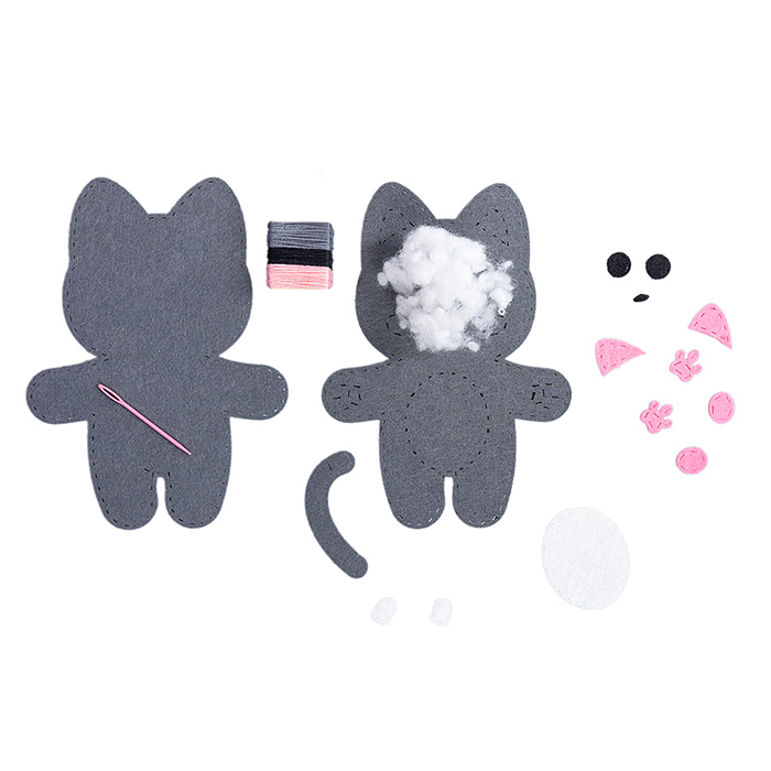 Набор для творчества. Мягкая игрушка из фетра "Котик"