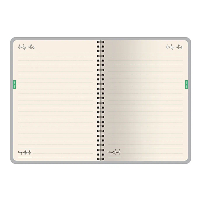 Ежедневник на золотом гребне «Cute diary» А5, BV, 136 л, "Black&White. Горошек"