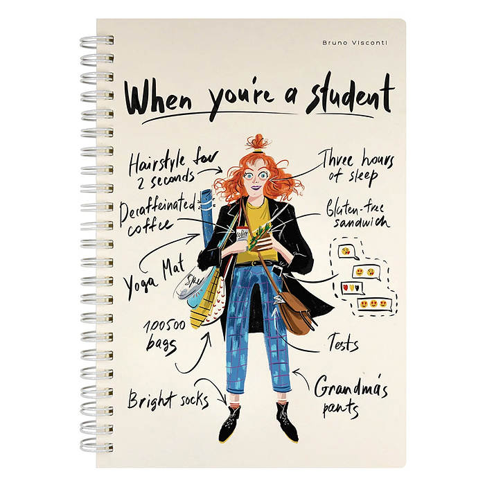 Тетрадь 60 л. клетка "When you are a student" Тетрадь 60 л. клетка "When you are a student"