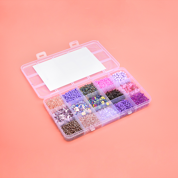 Набор создание украшений UT0207-3 "Нежный стиль" 15 цв., в коробке