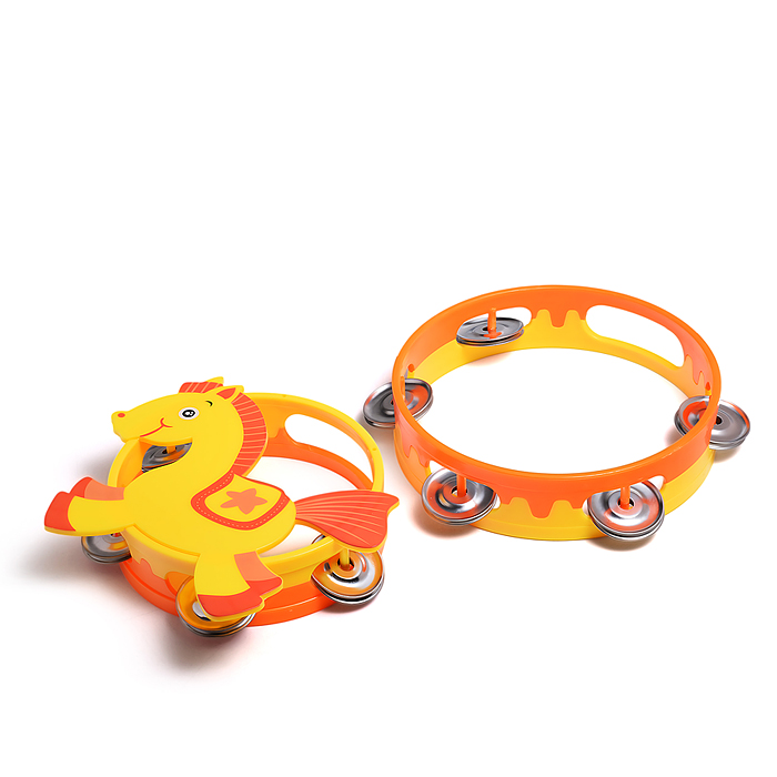 Бубен UT0202 "Музыкальные лошадки" в пакете