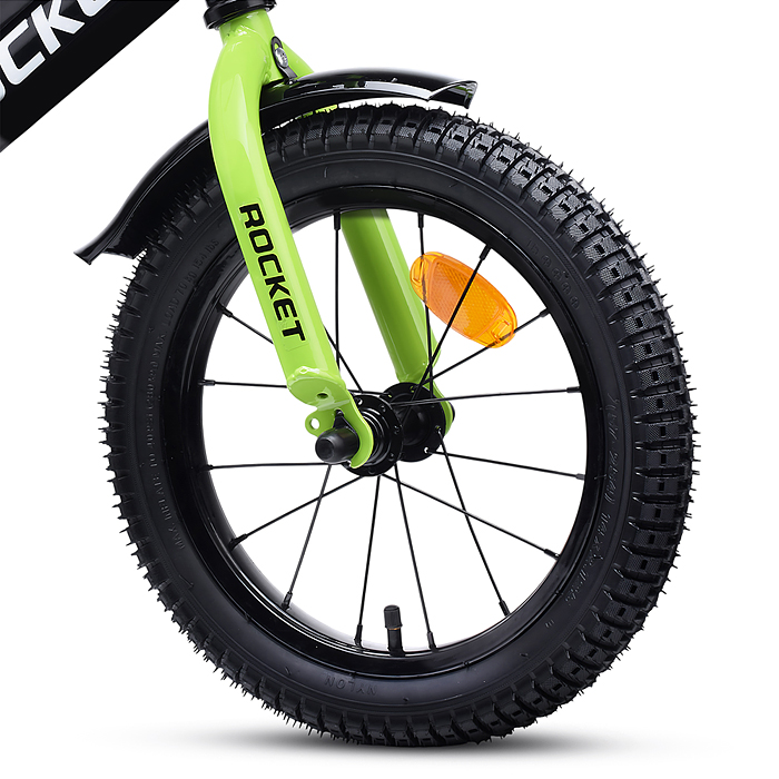 Велосипед 16" Rocket Phoenix, цвет черно/зеленый
