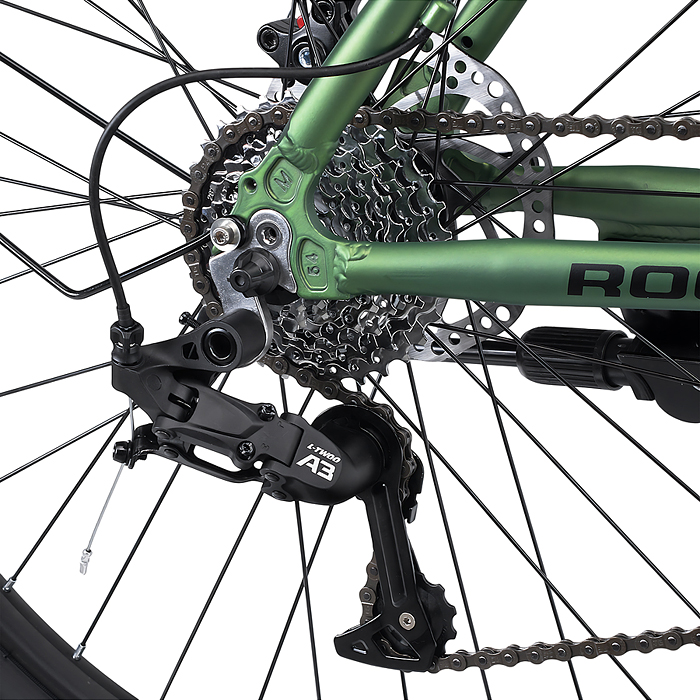 Велосипед 27,5" Rocket Ranon 27,5, цвет зеленый, размер 18"