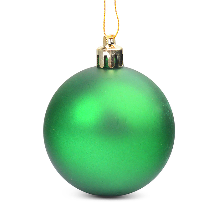 Новогоднее подвесное украшение из полистирола в ассортименте, набор из 19 штук (шар: 7 см - 3 шт, 6 