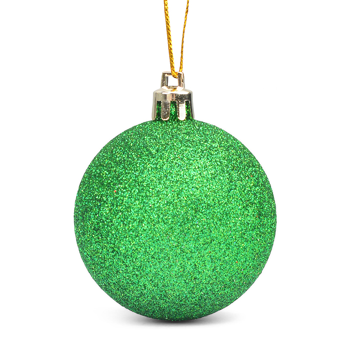 Новогоднее подвесное украшение из полистирола в ассортименте, набор из 19 штук (шар: 7 см - 3 шт, 6 