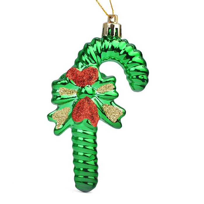 Новогоднее подвесное украшение из полистирола в ассортименте, набор из 19 штук (шар: 7 см - 3 шт, 6 