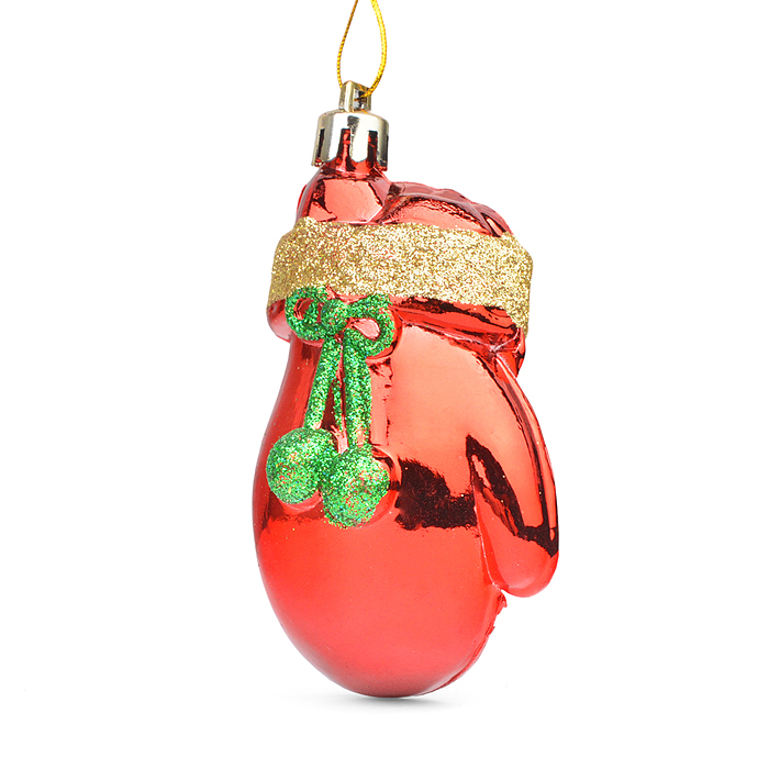 Новогоднее подвесное украшение из полистирола в ассортименте, набор из 19 штук (шар: 7 см - 3 шт, 6 