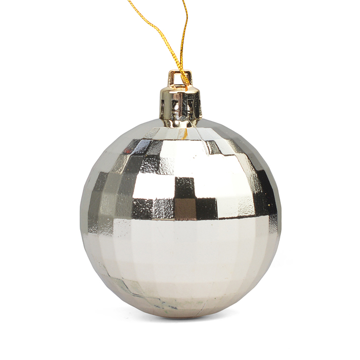 Новогоднее подвесное украшение из полистирола в ассортименте, набор из 19 штук (шар: 7 см - 3 шт, 6 