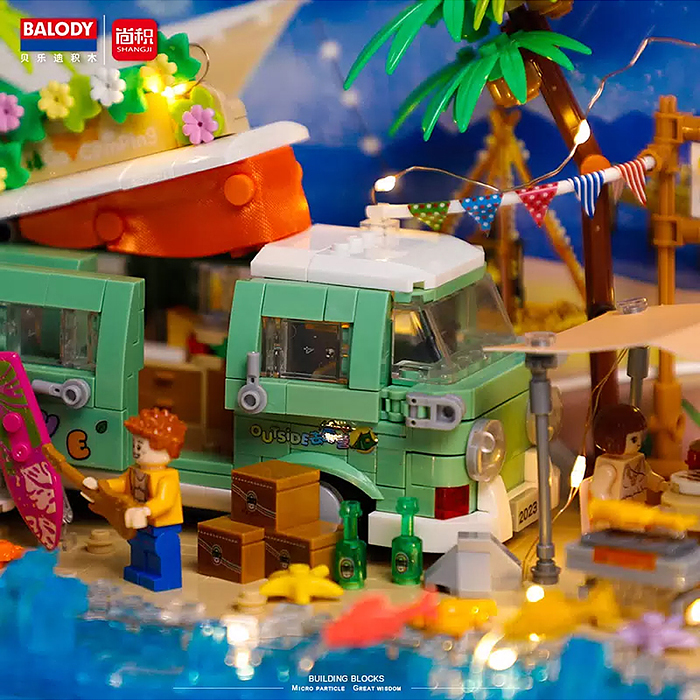 Конструктор 21170 "Отдых на пляже" в коробке