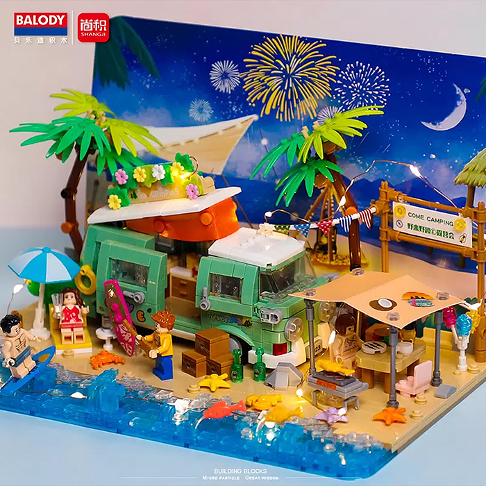 Конструктор 21170 "Отдых на пляже" в коробке