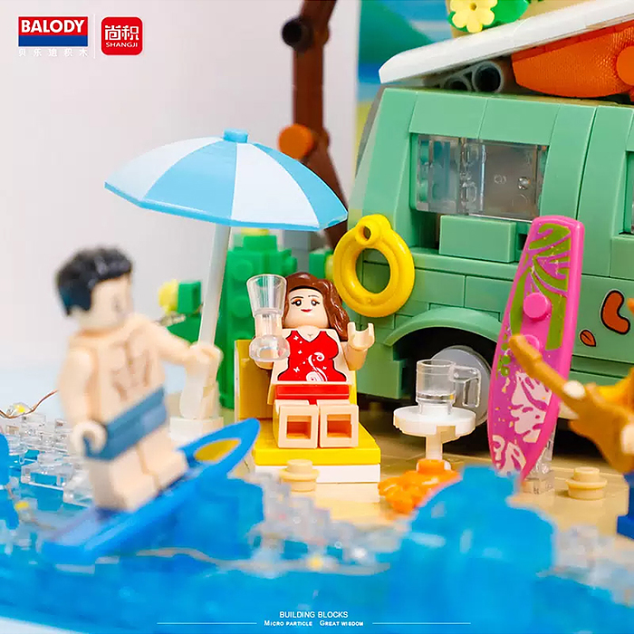 Конструктор 21170 "Отдых на пляже" в коробке