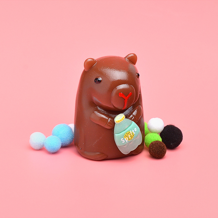 Игрушка -антистресс 00-6700 "Капибара с соком"