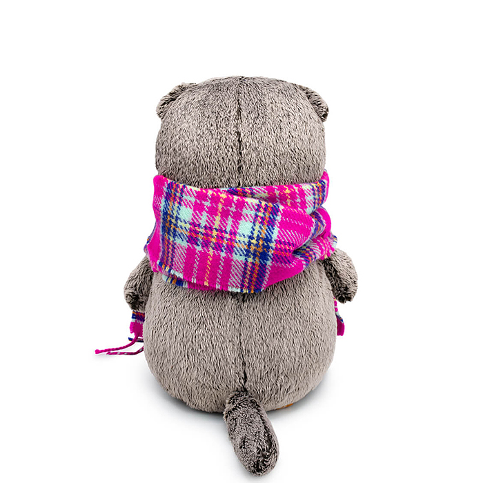 Фото к товару Кот Басик в ярко-розовом шарфе Кот Басик в ярко-розовом шарфе