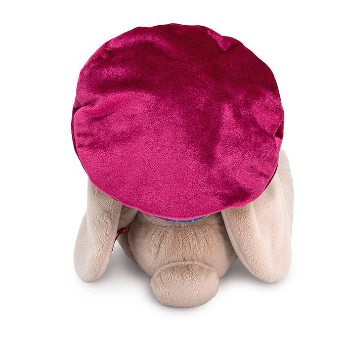 Фото к товару Зайка Ми в бархатном берете и шарфе в клетку (большой) Зайка Ми в бархатном берете и шарфе в клетку (большой)