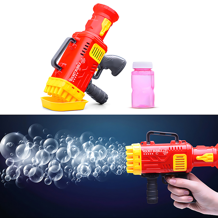 Бластер UT0158 для мыльных пузырей (25 стволов) в коробке