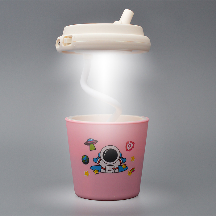 Фонарик-светильник игрушечный 358H "Стакан. Космонавт" в коробке