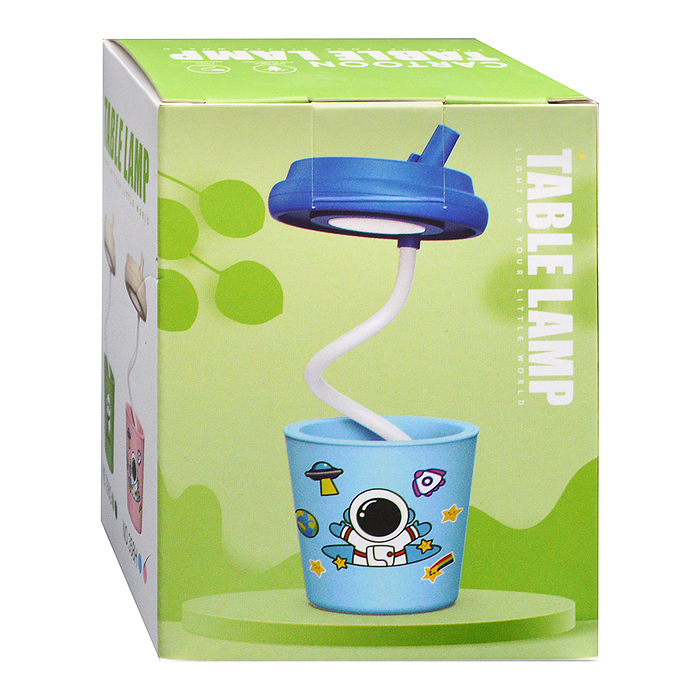 Фонарик-светильник игрушечный 358H "Стакан. Космонавт" в коробке