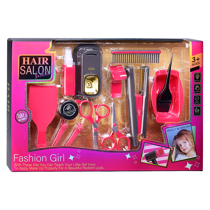 Фото к товару Набор стилиста MDX6601-4A "Модный образ" на батарейках, в коробке Набор стилиста MDX6601-4A "Модный образ" на батарейках, в коробке