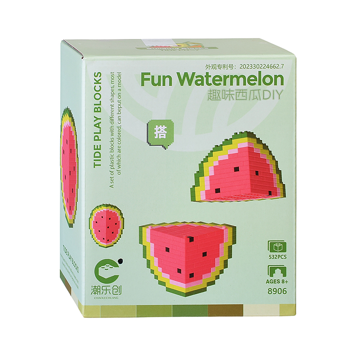 Конструктор 8906 "Watermelon" (532 дет.) в коробке