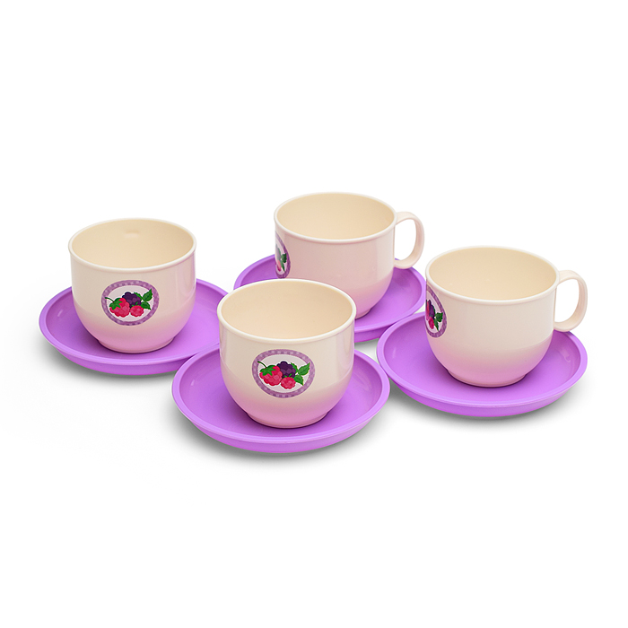 Набор детской посуды "Хозяюшка" на 4 персоны (V2) (28 элементов) (в сеточке)