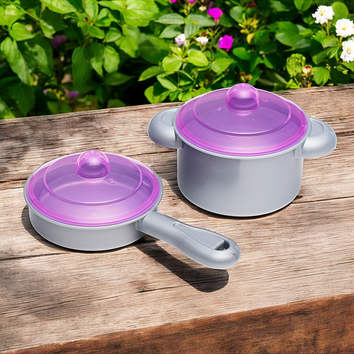 Набор детской посуды "Хозяюшка" на 4 персоны (V2) (28 элементов) (в сеточке)