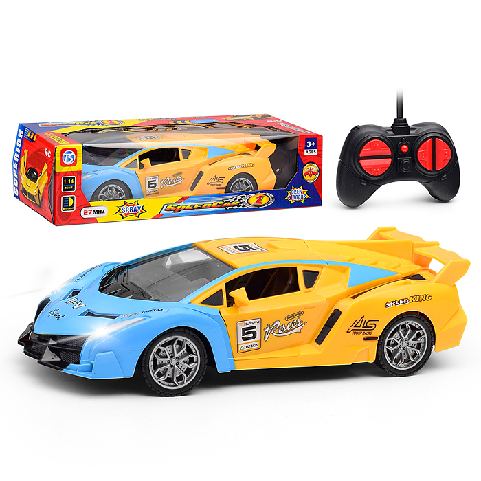 Машина 118-11 "Яркий заезд" р/у, 27 MHz, в коробке