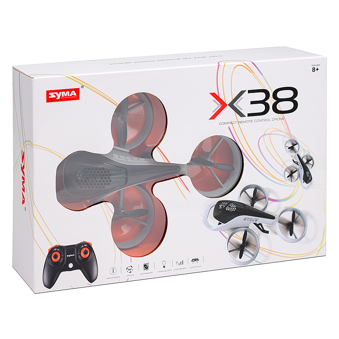 Квадрокоптер X38 "Скай" р/у, 27 MHz, в коробке
