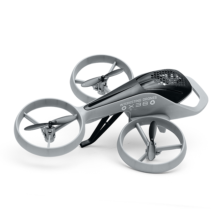 Квадрокоптер X38 "Скай" р/у, 27 MHz, в коробке