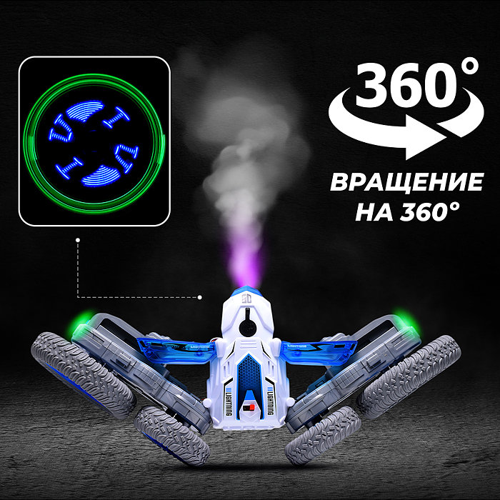 Машина KC-3137 "Трюк" р/у, 27 MHz, в коробке