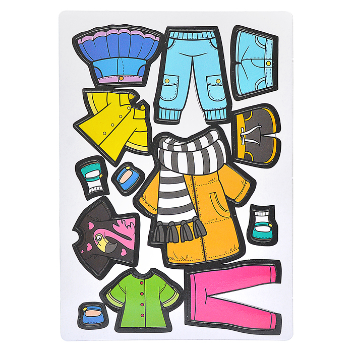 Магнитная игра. Одень куклу. Красотка Майя