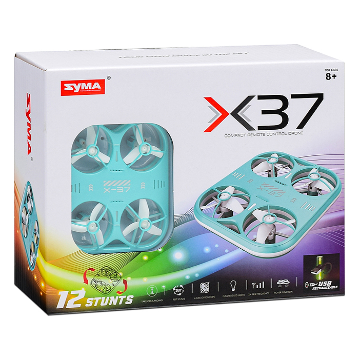 Квадрокоптер X37 "Скай №2" р/у, 27 MHz, в коробке