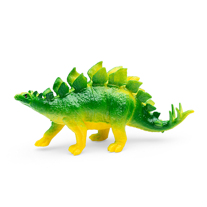 Игрушка пластизоль "Динозавры" 4шт. в пакете, хеддер Рассказы о животных 