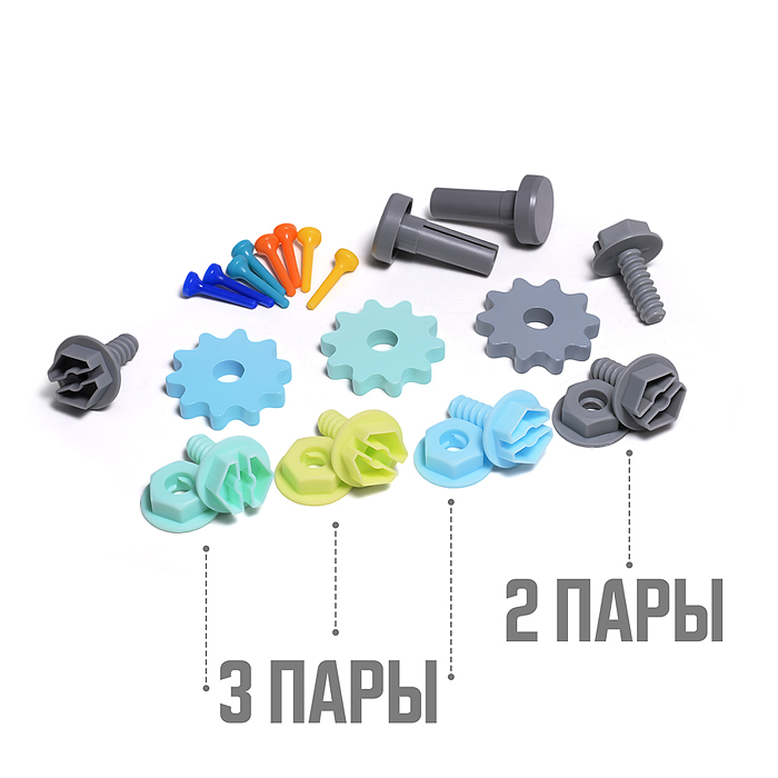 Фото к товару Набор инструментов D2057 "Слесарь" Набор инструментов D2057 "Слесарь"