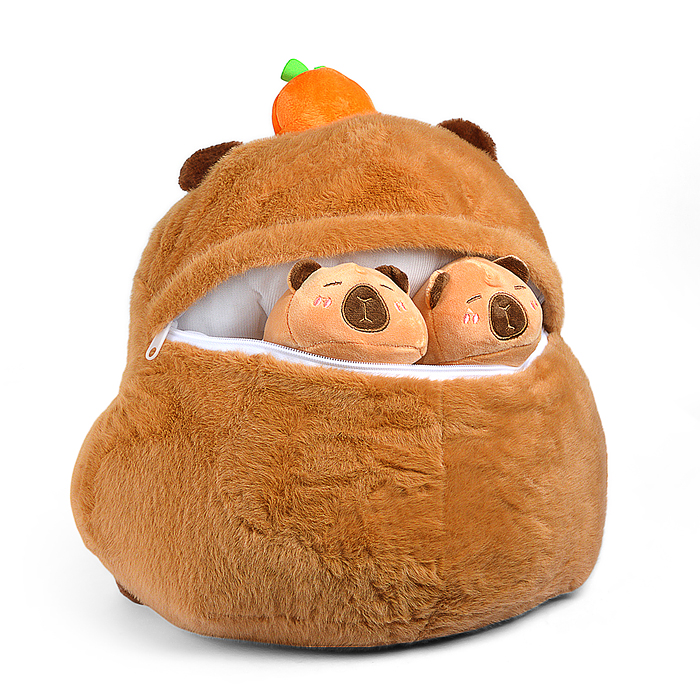 Фото к товару Игрушка -Антистресс М1422 "Капибара с мандаринкой" Игрушка -Антистресс М1422 "Капибара с мандаринкой"