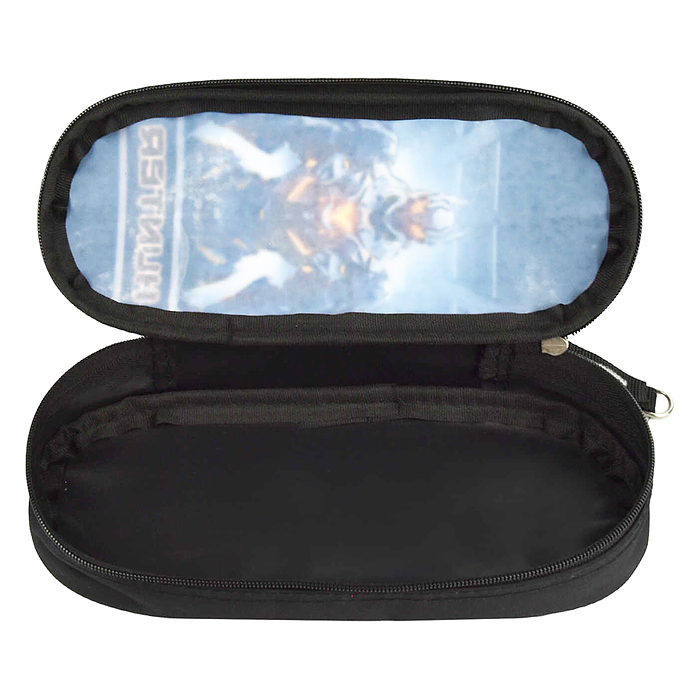 Пенал школьный "Огненный робот" (без наполнения, 20.5х7.5х4 см, микрофибра на ПВХ-основе)