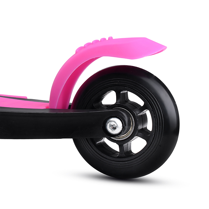 Самокат трёхколёсный R0205 ROCKET колёса PU, цвет розовый