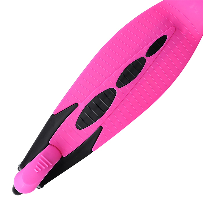 Самокат трёхколёсный R0205 ROCKET колёса PU, цвет розовый