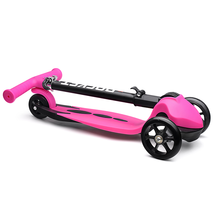 Самокат трёхколёсный R0205 ROCKET колёса PU, цвет розовый