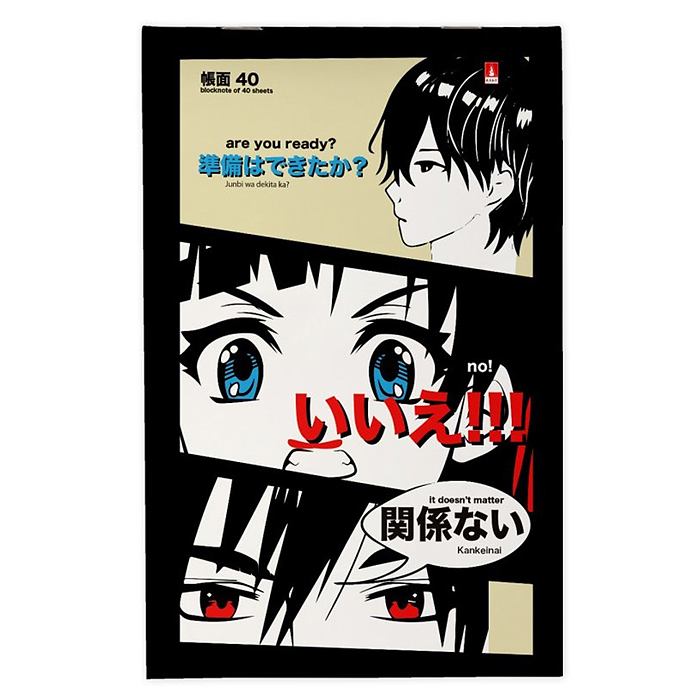 Блокнот А5 40 л. "Manga anime" 4 вида