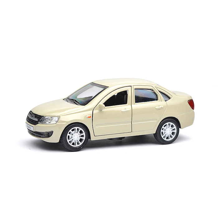 Фото к товару Машина металл LADA granta 11,5 см, (двери, инерц, бежевый,) в коробке Машина металл LADA granta 11,5 см, (двери, инерц, бежевый,) в коробке