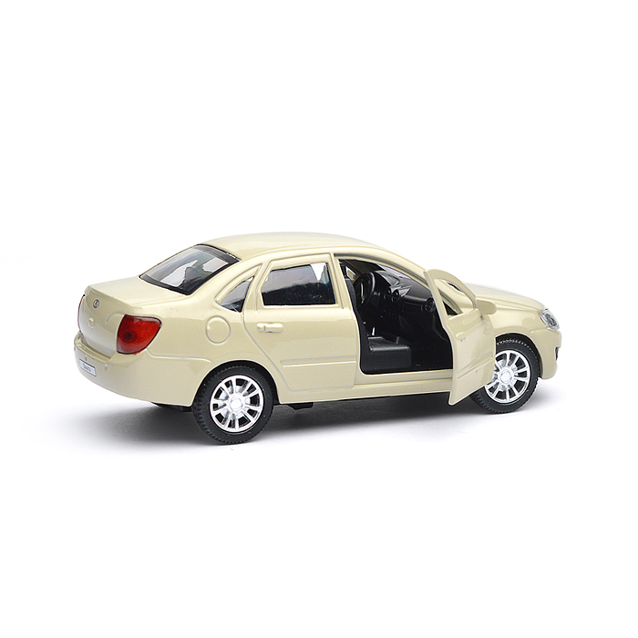 Фото к товару Машина металл LADA granta 11,5 см, (двери, инерц, бежевый,) в коробке Машина металл LADA granta 11,5 см, (двери, инерц, бежевый,) в коробке