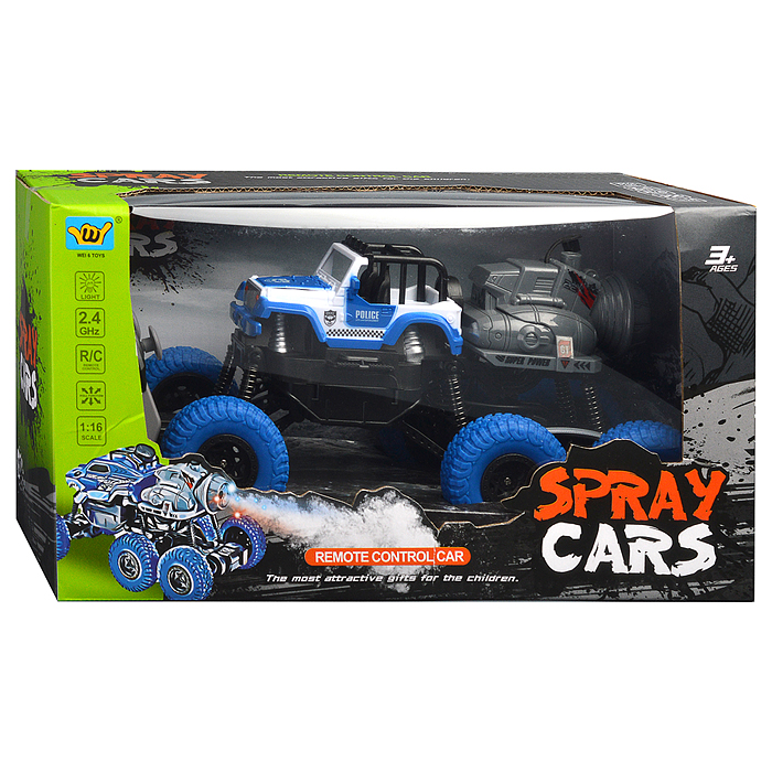 Машина WL-248B "Техно" р/у, 27 MHz, в коробке