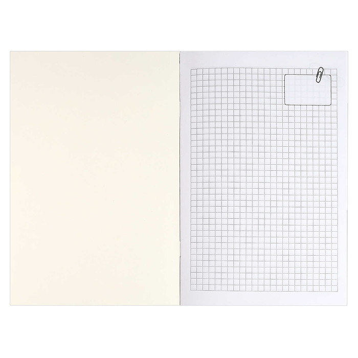 Тетрадь 32 л. клетка "3D-Гуси" 141х215 мм, А5 мягкий переплёт, дизайнерский блок