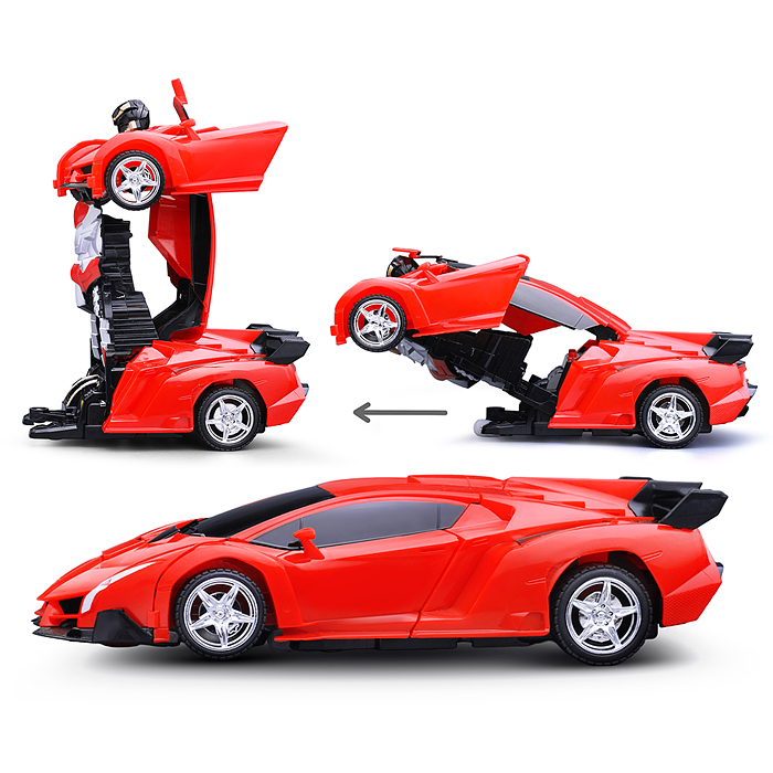 Машина-робот BT0035-3 "Автостраж- Гром" на р/у ,27 MHz, в коробке