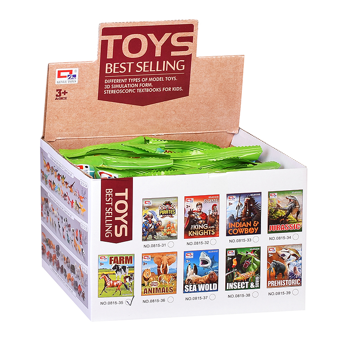 Набор 0815-35 "Сельскохозяйственные животные" в коробке