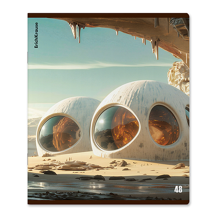 Тетрадь 48 л. клетка "Dune" 