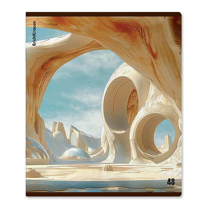 Тетрадь 48 л. клетка "Dune" 