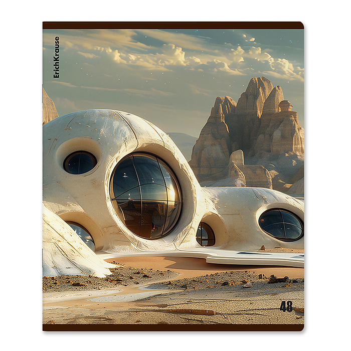 Тетрадь 48 л. клетка "Dune" 