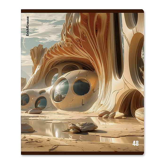 Тетрадь 48 л. клетка "Dune" 