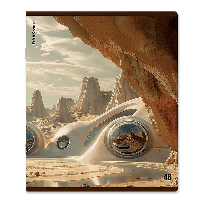 Тетрадь 48 л. клетка "Dune" 